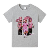 Lionel Messi Fotbolls T-shirt för Barn - Miami Footballdinho