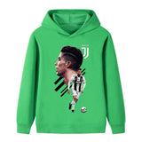 Ronaldo Fotbolls Hoodie för Barn - Juventus Footballdinho