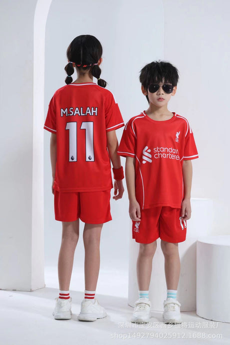 Salah Fotbollsställ för Barn - Tröja och Shorts Footballdinho