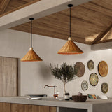 Rustik korgpendel för kök eller vardagsrum Carvallo