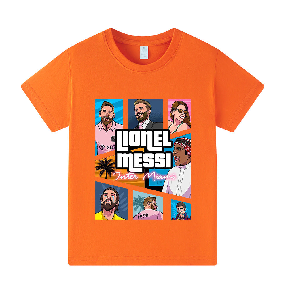 Messi Fotbolls T-shirt för Barn - Bekväm Footballdinho
