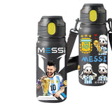 Termosflaska Messi - Fotboll Vattenflaska Footballdinho