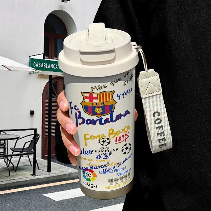 Termosflaska FC Barcelona - Fotboll Vattenflaska Footballdinho