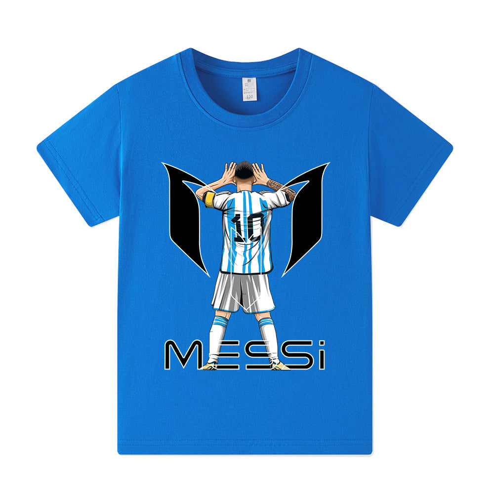 Lionel Messi Fotbolls T-shirt för Barn - Bekväm Footballdinho