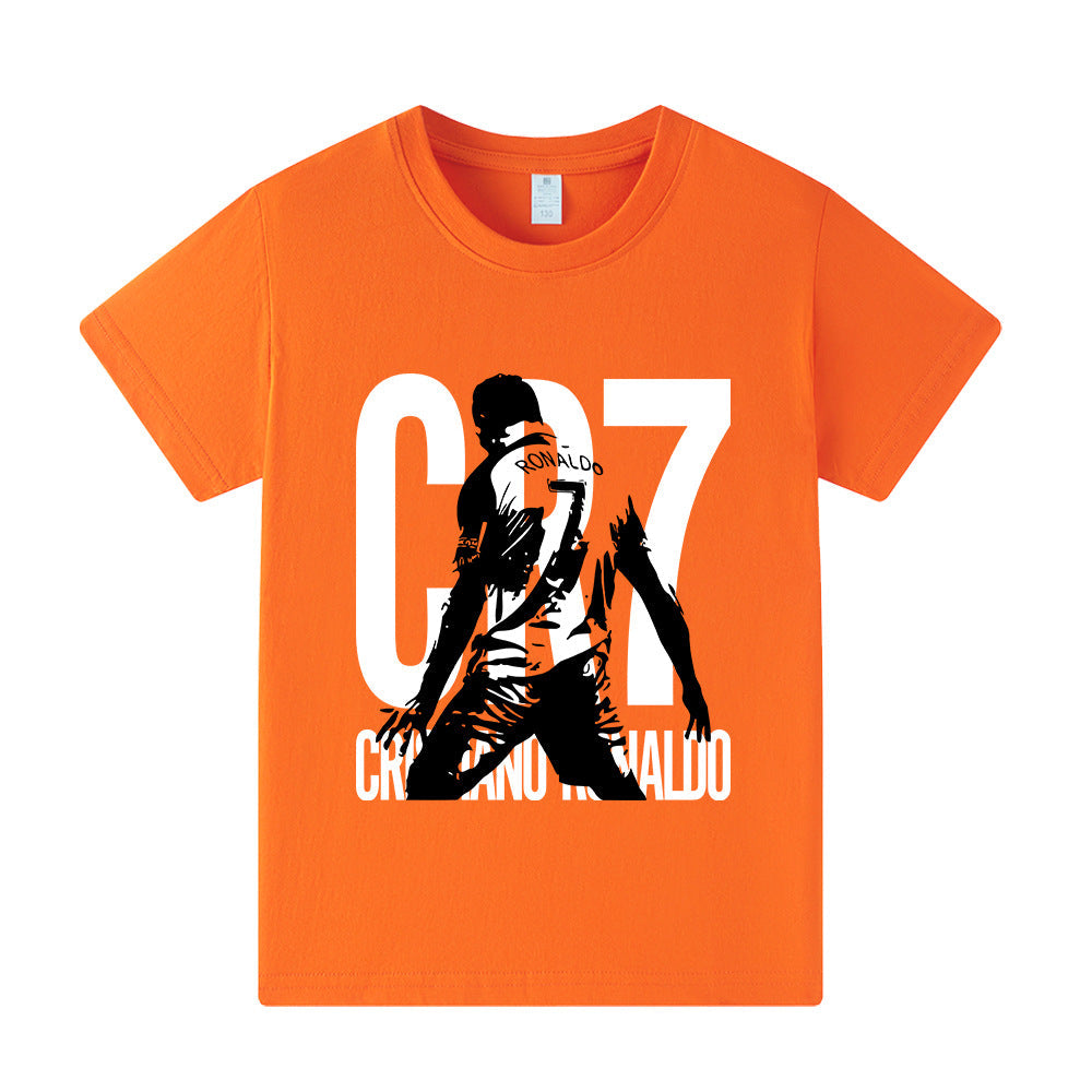 Cristiano Ronaldo Fotbolls T-shirt för Barn - Sportig Footballdinho