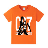 Cristiano Ronaldo Fotbolls T-shirt för Barn - Sportig Footballdinho
