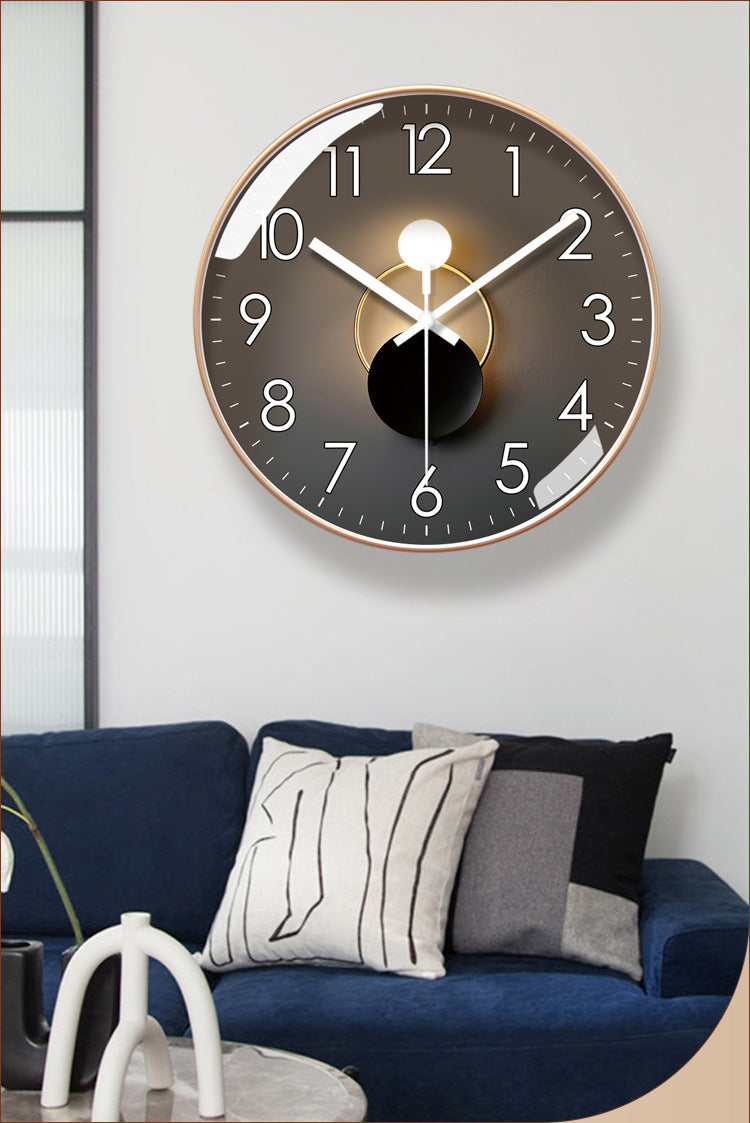 Royallure Modern Silent Wall Clock – Sleek, Non-Ticking, Minimalist Urverk Carvallo