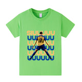 Ronaldo Fotbolls T-shirt för Barn - Siuuu Footballdinho