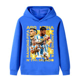 Lionel Messi Fotbolls Hoodie för Barn - Cool Design Footballdinho