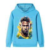 Neymar Fotbolls Hoodie för Barn Footballdinho