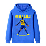 Ronaldo Fotbolls Hoodie för Barn - Cool Design Footballdinho