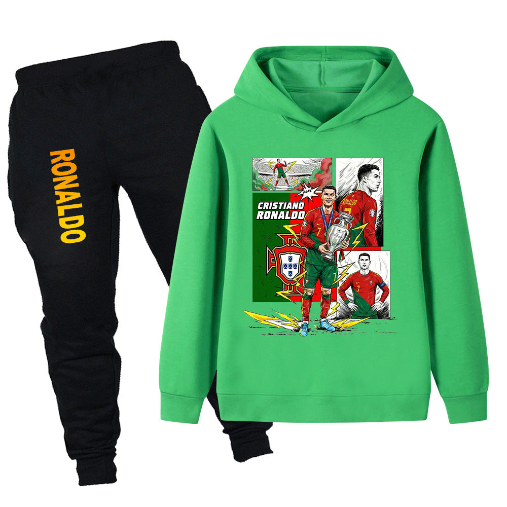 Cristiano Ronaldo Träningsoverall för Barn - Portugal - Tracksuit Footballdinho