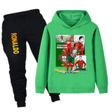 Cristiano Ronaldo Träningsoverall för Barn - Portugal - Tracksuit Footballdinho