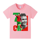 Cristiano Ronaldo Fotbolls T-shirt för Barn - Portugal Footballdinho