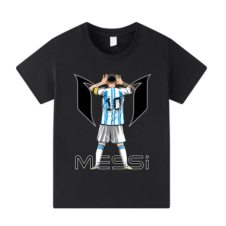 Lionel Messi Fotbolls T-shirt för Barn - Bekväm Footballdinho