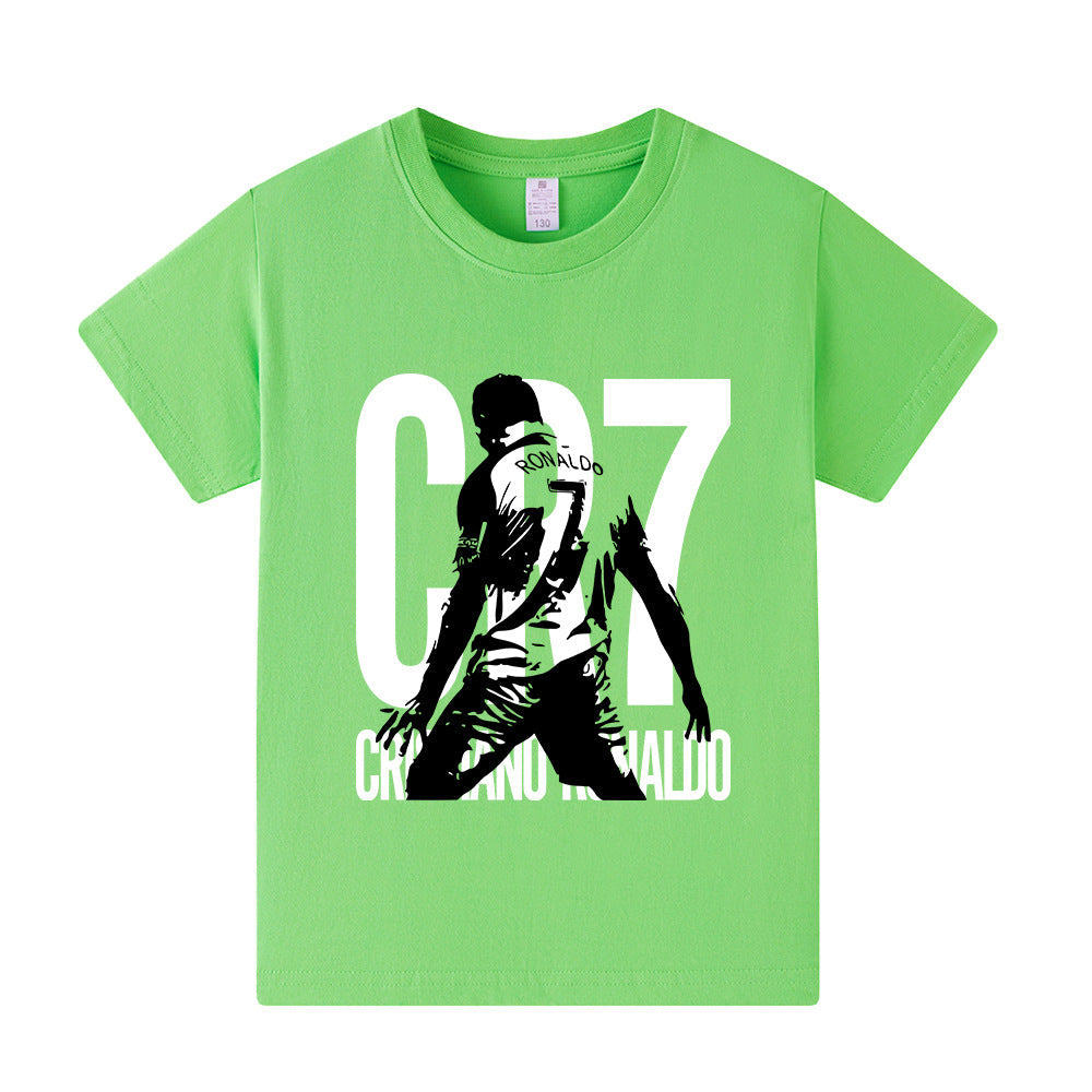 Cristiano Ronaldo Fotbolls T-shirt för Barn - Sportig Footballdinho