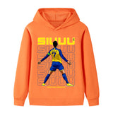Ronaldo Fotbolls Hoodie för Barn - Cool Design Footballdinho