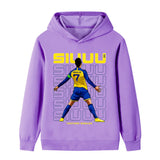 Ronaldo Fotbolls Hoodie för Barn - Cool Design Footballdinho