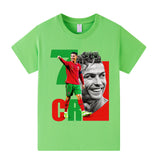 Cristiano Ronaldo Fotbolls T-shirt för Barn - Portugal Footballdinho