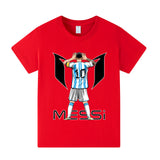 Lionel Messi Fotbolls T-shirt för Barn - Bekväm Footballdinho