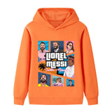 Messi Fotbolls Hoodie för Barn - Sportig Footballdinho
