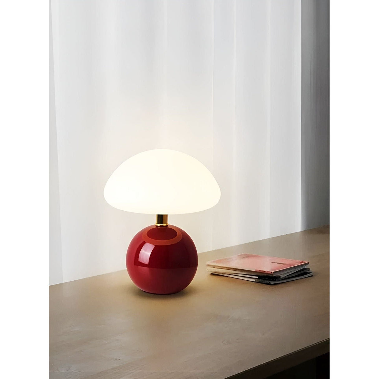 CreamyShine Lamp - Mysig svamp nattdukslampa Carvallo