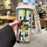 Termosflaska Neymar - Fotboll Vattenflaska Footballdinho