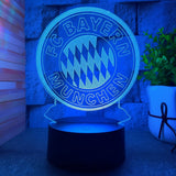 Fotboll 3D Illusion LED-Lampa - Nattlampa - Nattlampa Footballdinho