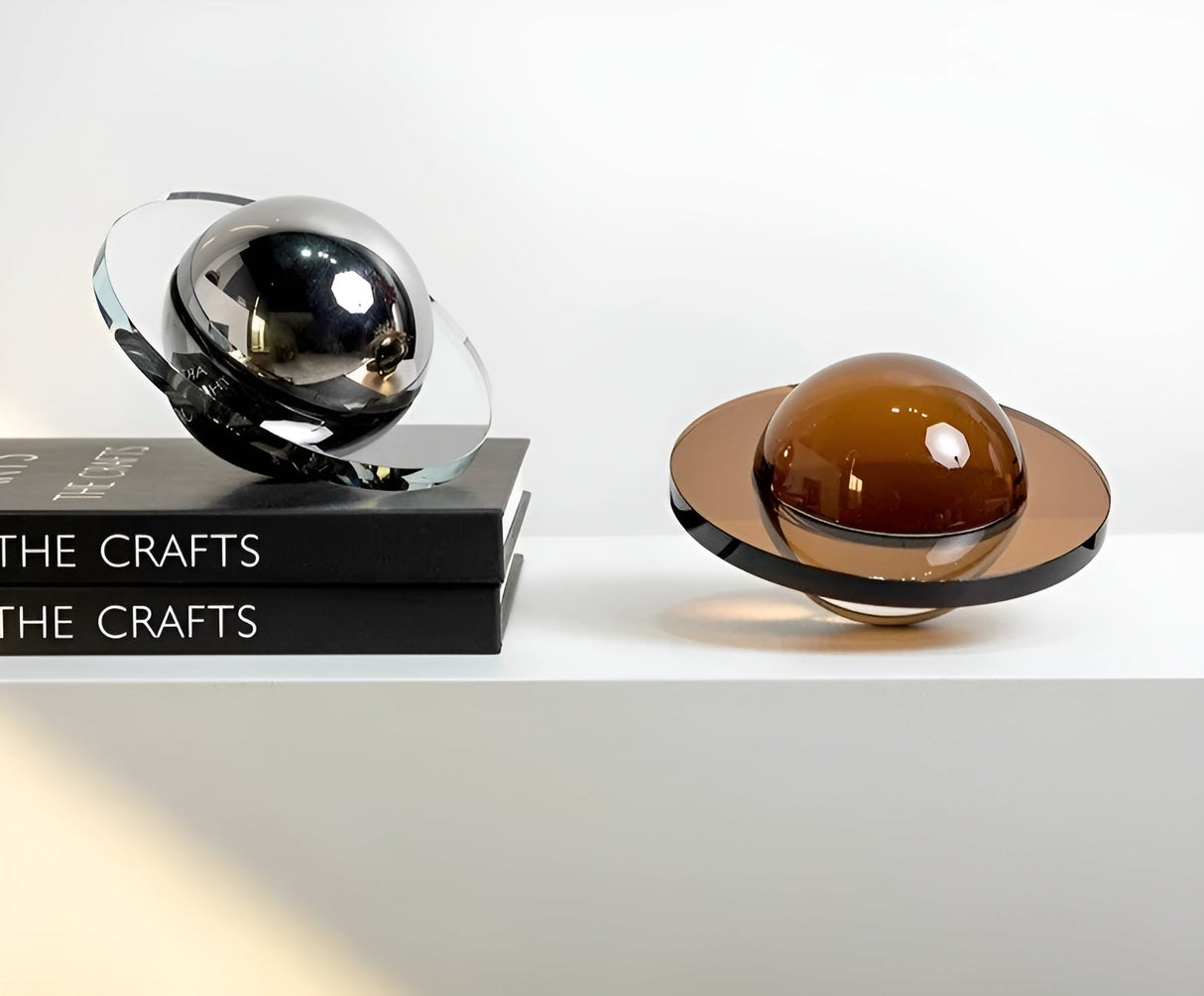 CrystalAxis Ornament - Dekorativt Kristall-Planets-Ornament Carvallo