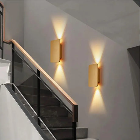 Vägglampa Modern Metall Rektangulär LED Inomhus Carvallo