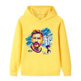Lionel Messi Fotbolls Hoodie för Barn - Mjuk Footballdinho