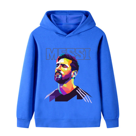 Messi Fotbolls Hoodie för Barn - Mjuk Footballdinho