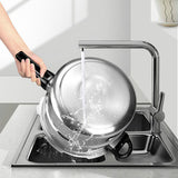 5L Exponeringssäker Tryckkokare – För Gaskokning & Öppen Flamma – 22cm Förstärkt Design Carvallo