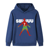 Ronaldo Fotbolls Hoodie för Barn - Mjuk Footballdinho