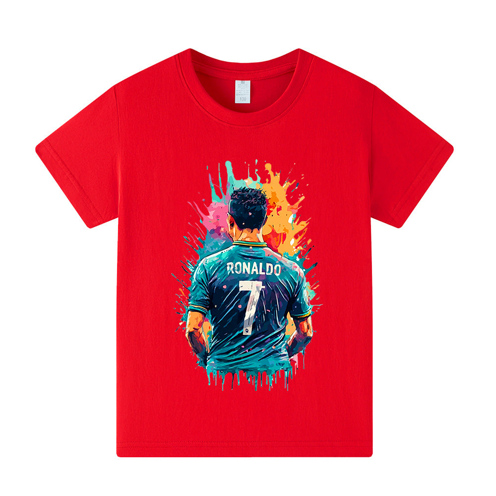 Ronaldo Fotbolls T-shirt för Barn - Sportig Footballdinho