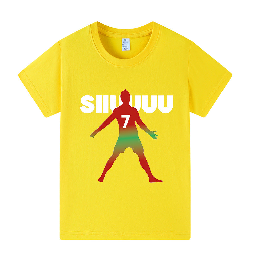 Ronaldo Fotbolls T-shirt för Barn - Cool Design Footballdinho
