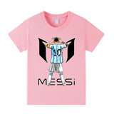 Lionel Messi Fotbolls T-shirt för Barn - Bekväm Footballdinho