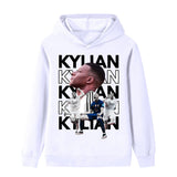 Kylian Mbappé Fotbolls Hoodie för Barn - Mbappe Footballdinho