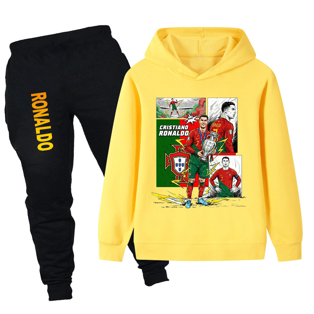 Cristiano Ronaldo Träningsoverall för Barn - Portugal - Tracksuit Footballdinho