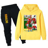 Cristiano Ronaldo Träningsoverall för Barn - Portugal - Tracksuit Footballdinho