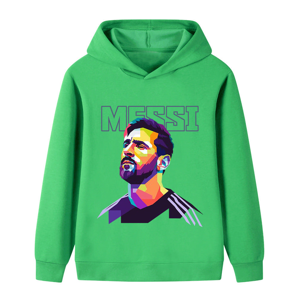 Messi Fotbolls Hoodie för Barn - Mjuk Footballdinho
