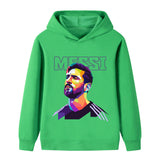 Messi Fotbolls Hoodie för Barn - Mjuk Footballdinho