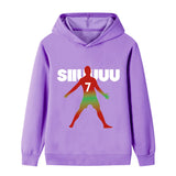 Ronaldo Fotbolls Hoodie för Barn - Mjuk Footballdinho