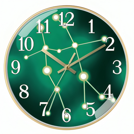 GlasKunst Väckarklocka Carvallo