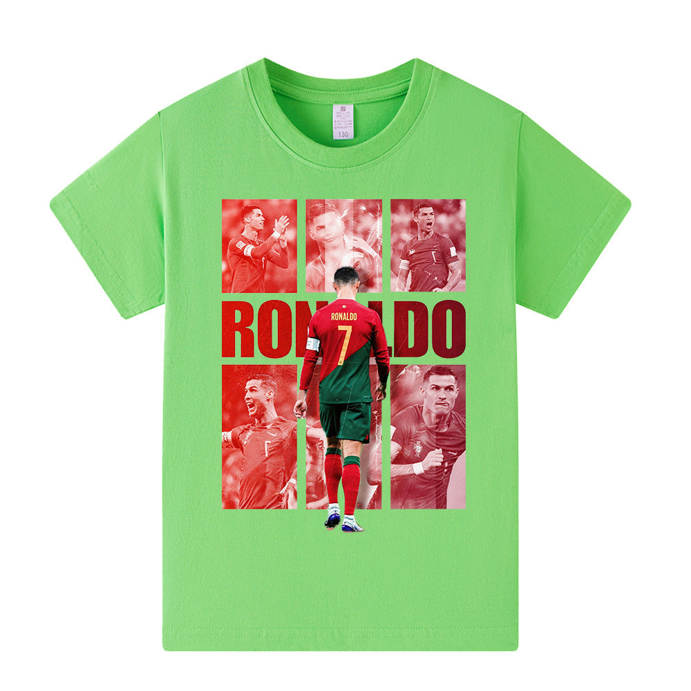 Ronaldo Fotbolls T-shirt för Barn - Portugal Footballdinho