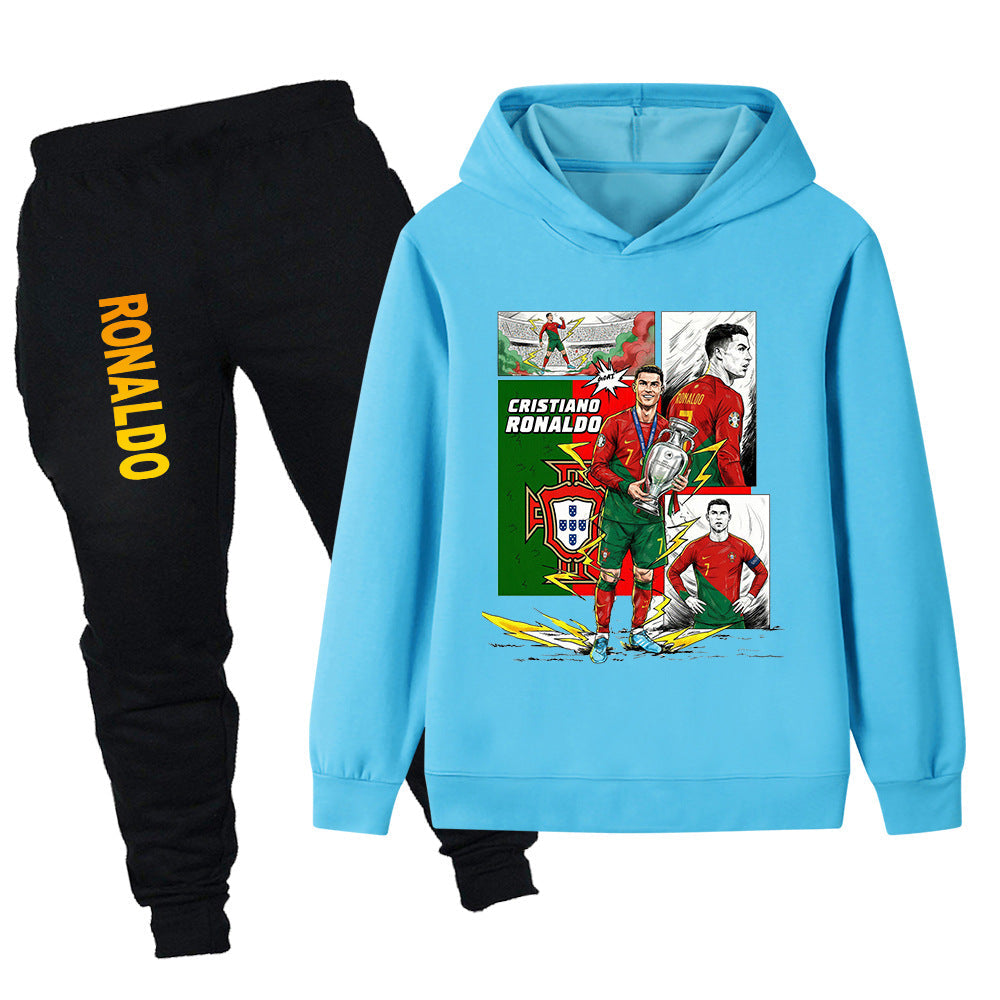 Cristiano Ronaldo Träningsoverall för Barn - Portugal - Tracksuit Footballdinho