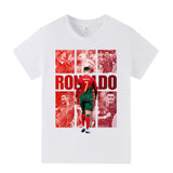 Ronaldo Fotbolls T-shirt för Barn - Portugal Footballdinho