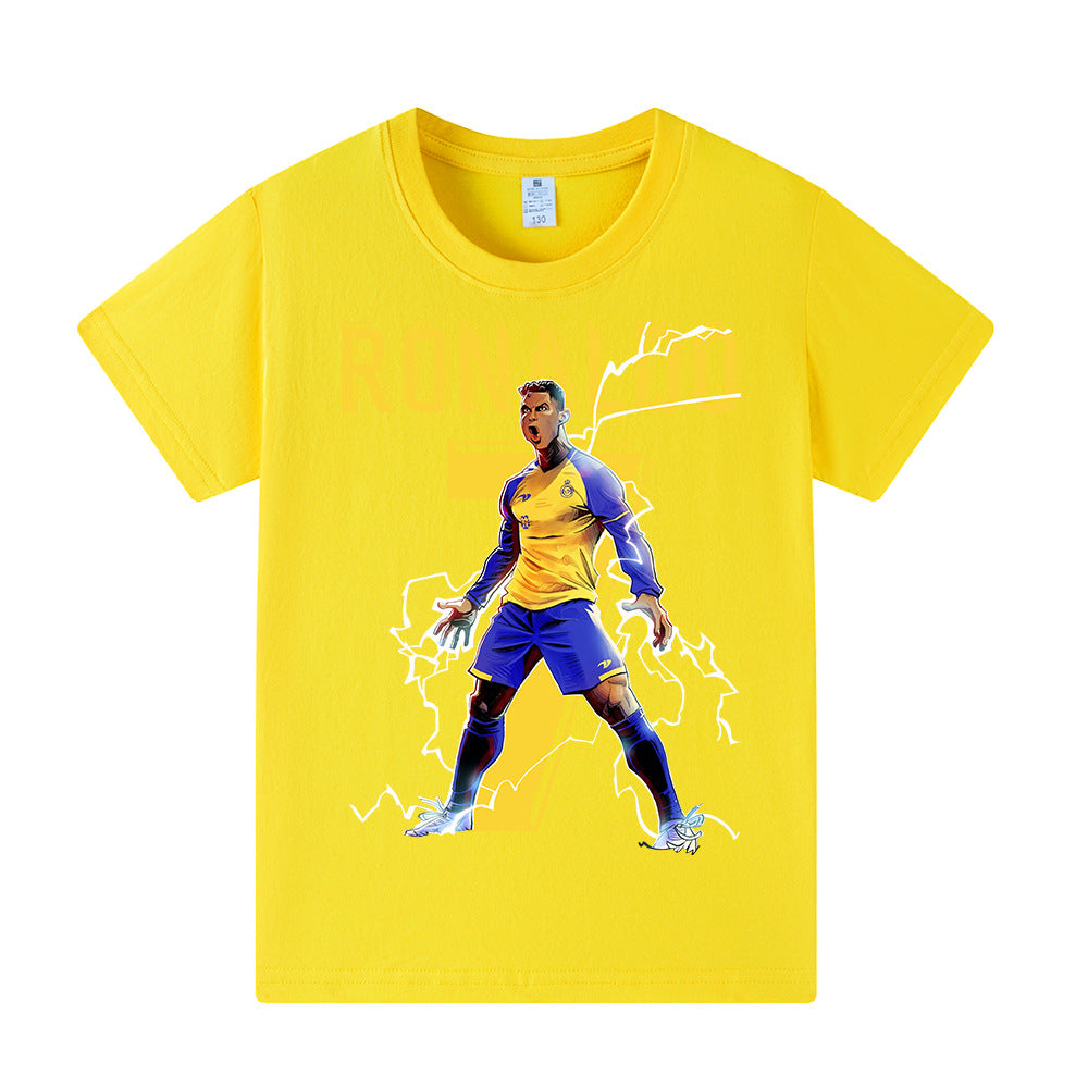 Ronaldo Fotbolls T-shirt för Barn - Al Nassr Footballdinho