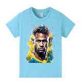 Neymar Fotbolls T-shirt för Barn Footballdinho