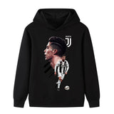 Ronaldo Fotbolls Hoodie för Barn - Juventus Footballdinho